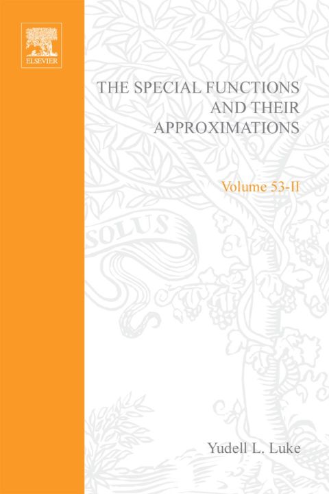 Cover image for book Special Functions and Their Approximations: v. 2: v. 2