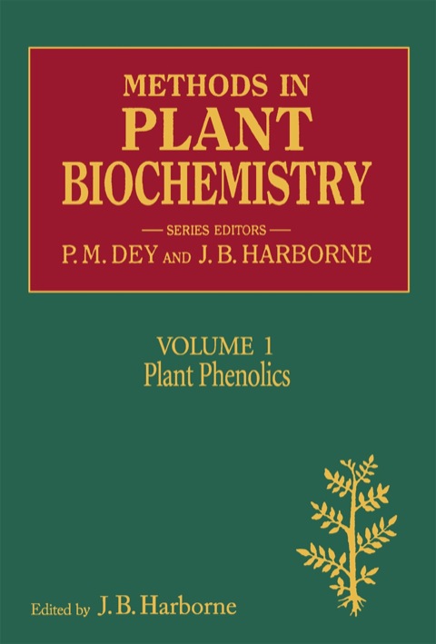 Cover image for book METHODS IN PLANT BIOCHEMISTRY VOL 1 APL