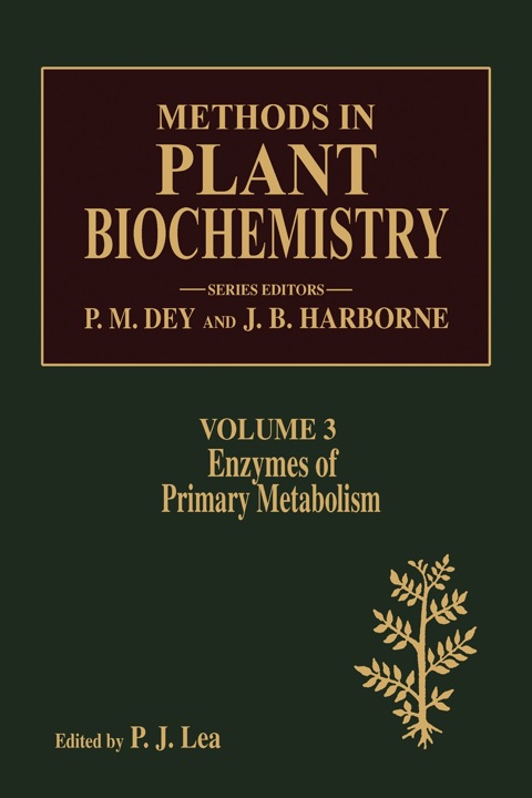 Cover image for book Enzymes of Primary Metabolism: Volume 3