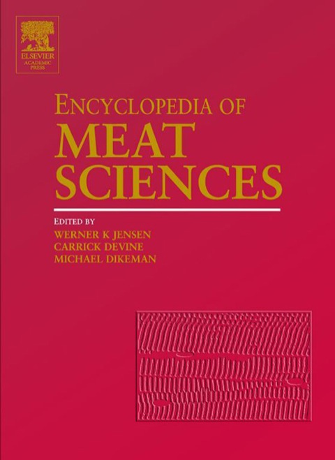 Cover image for book Encyclopedia of Meat Sciences, Three-Volume Set