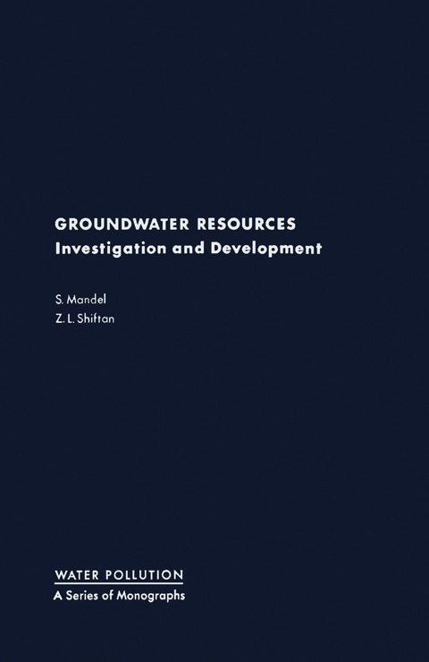 Cover image for book Groundwater Resources: Investigation and Development