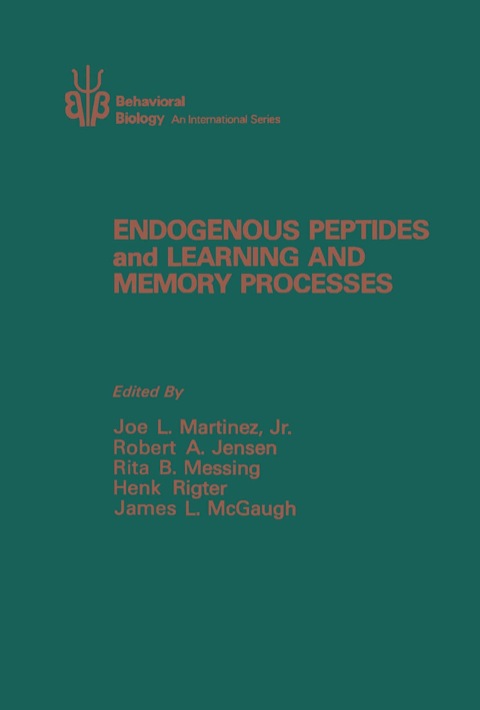 Cover image for book Endogenous Peptides and Learning and Memory Processes