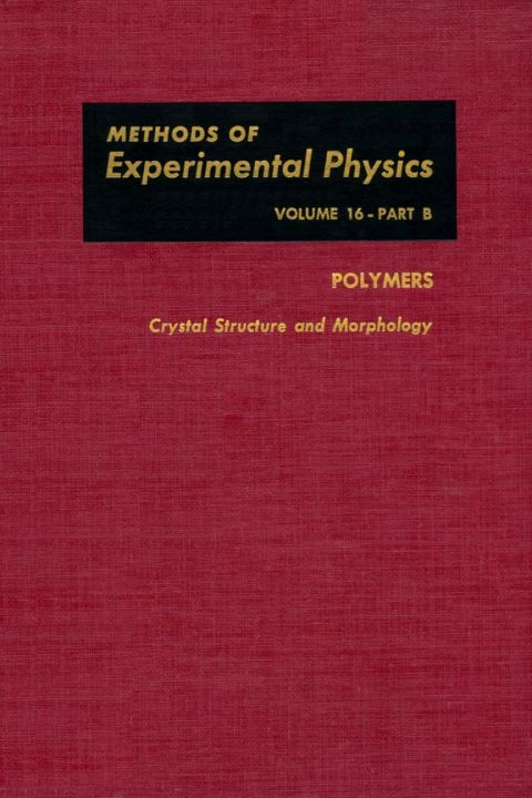 Cover image for book Crystal Structure and Morphology