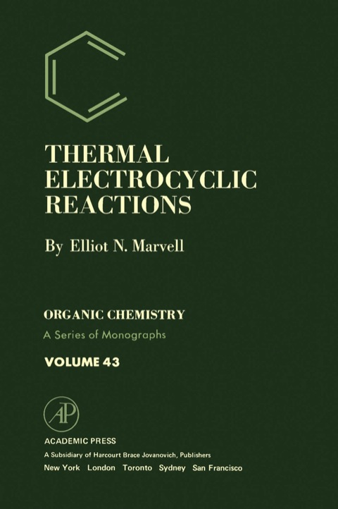 Cover image for book Thermal Electrocyclic Reactions