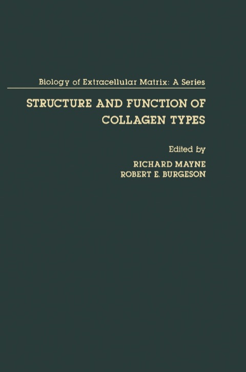 Cover image for book Structure and function of Collagen types