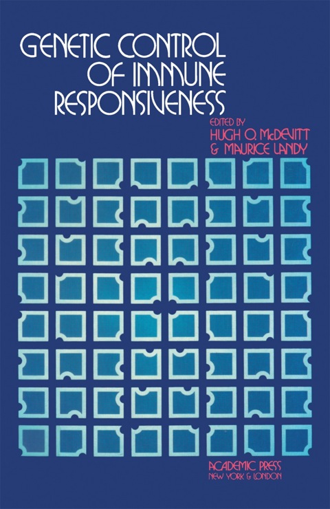 Cover image for book Genetic Control of Immune Responsiveness: Relationship to Disease Susceptibility