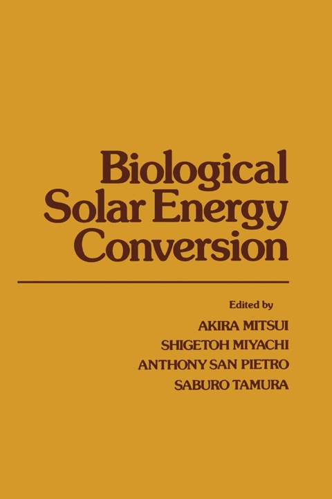Cover image for book Biological Solar Energy Conversion