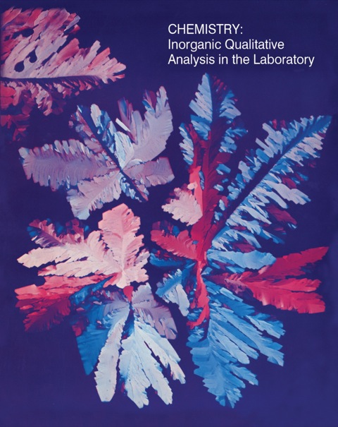 Cover image for book Chemistry: Inorganic qualitative analysis in the Laboratory