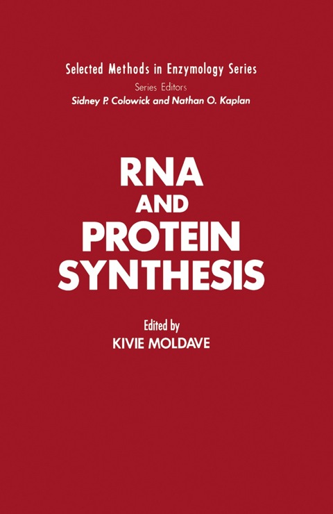 Cover image for book RNA and Protein  Synthesis