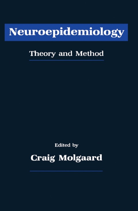 Cover image for book Neuroepidemiology: Theory and Method