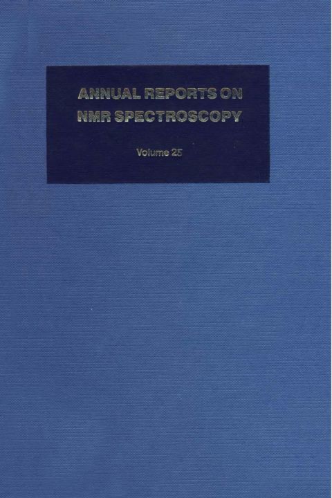 Cover image for book Annual Reports on NMR Spectroscopy: Volume 25