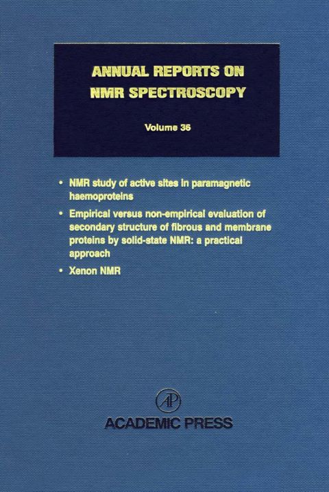 Cover image for book Annual Reports on NMR Spectroscopy