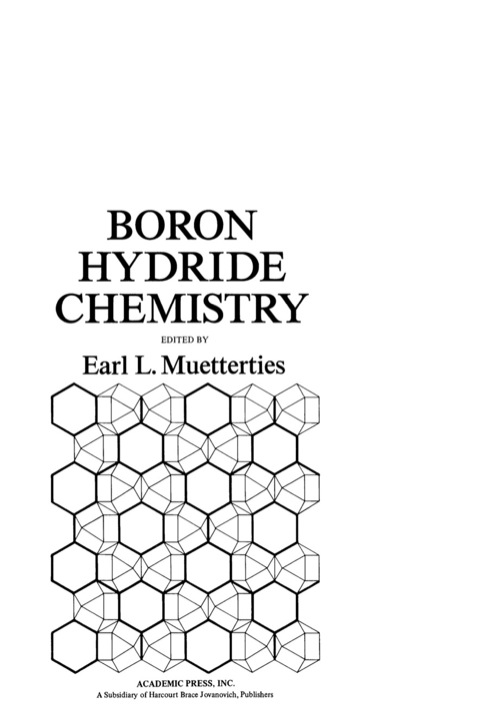 Cover image for book Boron Hydride Chemistry