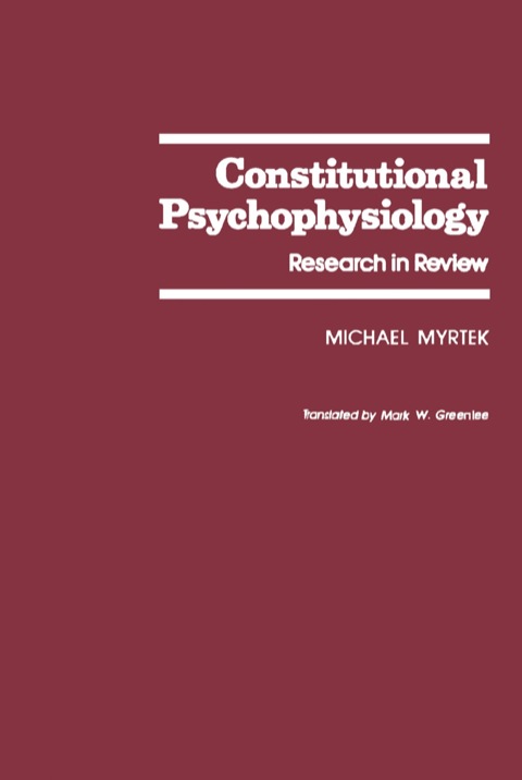 Cover image for book Constitutional Psychophysiology: Research in Review