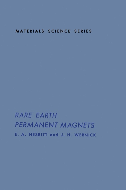Cover image for book Rare Earth Permanent Magnets