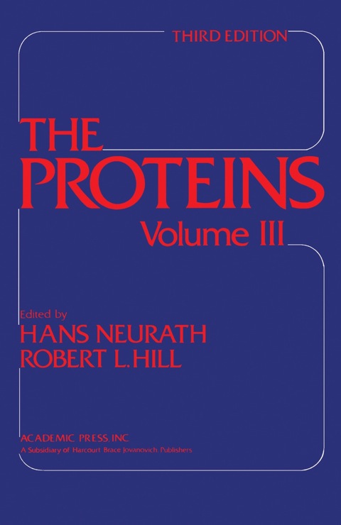 Cover image for book The Proteins Pt 3