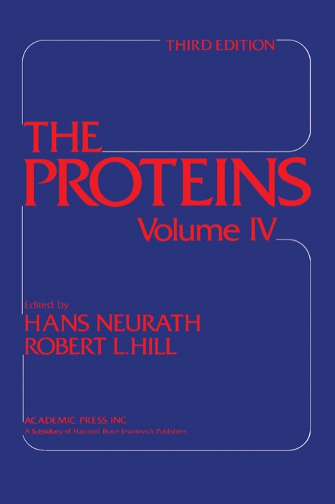 Cover image for book The Proteins Pt 4