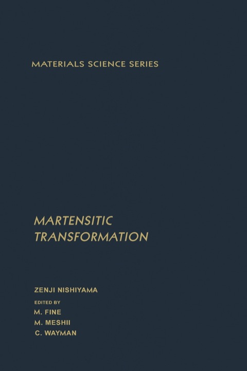 Cover image for book Martensitic Transformation