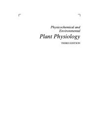 Omslagafbeelding: Physicochemical and Environmental Plant Physiology 3rd edition 9780125200264