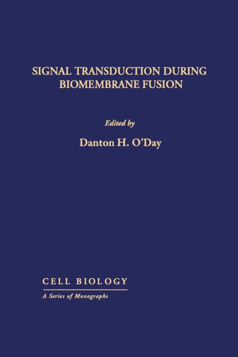 Cover image for book Signal Transduction During Biomembrane Fusion