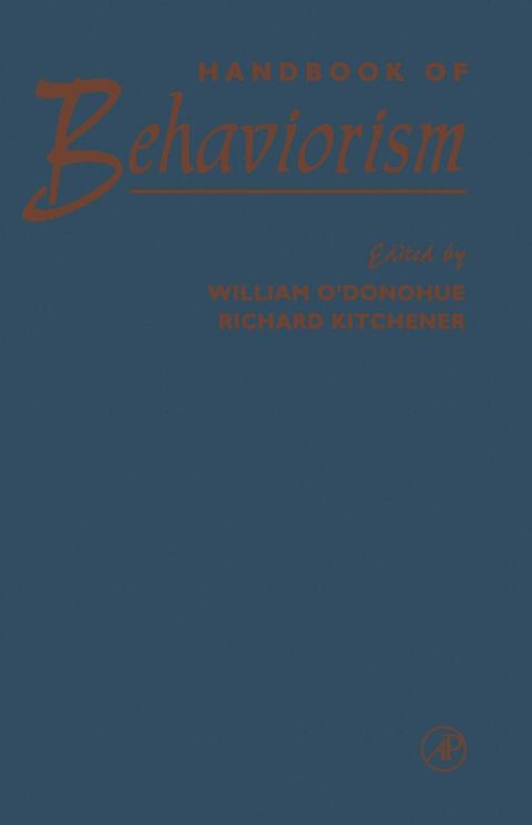 [1825 days] Handbook of Behaviorism