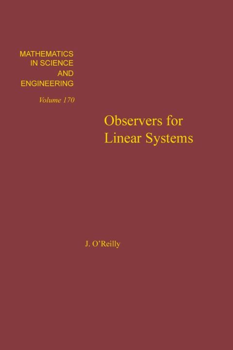 Cover image for book Observers for Linear Systems