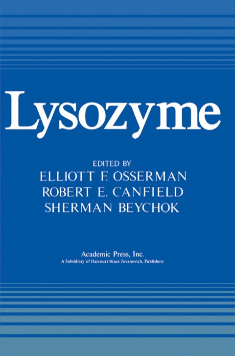 Cover image for book Lysozyme