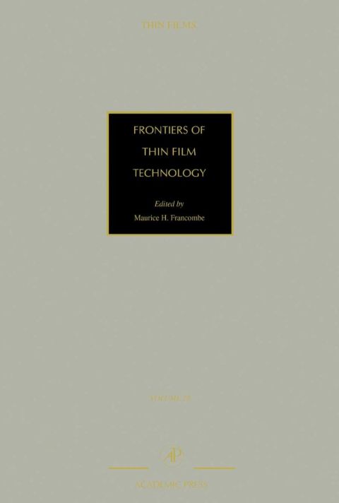 [1825 days] Frontiers of Thin Film Technology
