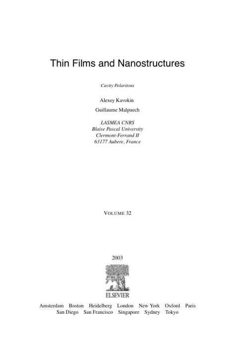 [1825 days] Cavity Polaritons