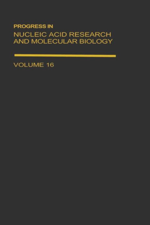 Cover image for book PROG NUCLEIC ACID RES&MOLECULAR BIO V16