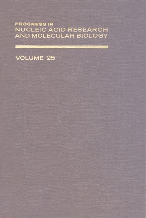 Cover image for book PROG NUCLEIC ACID RES&MOLECULAR BIO V25