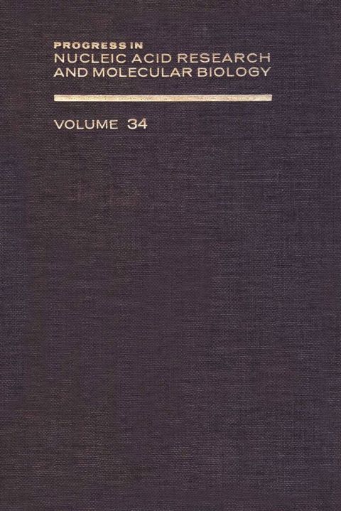 Cover image for book PROG NUCLEIC ACID RES&MOLECULAR BIO V34