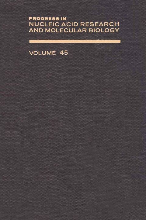 Cover image for book PROG NUCLEIC ACID RES&MOLECULAR BIO V45