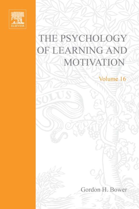 Cover image for book PSYCHOLOGY OF LEARNING&MOTIVATION:V16: V16