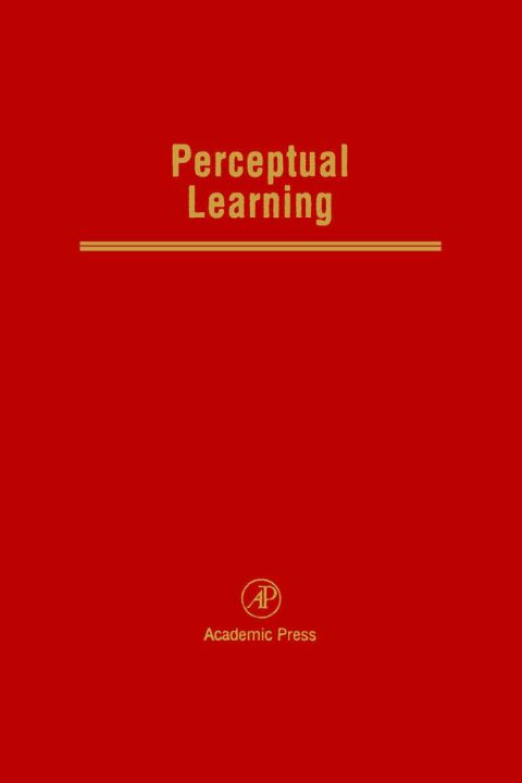 Cover image for book Perceptual Learning: Advances in Research and Theory