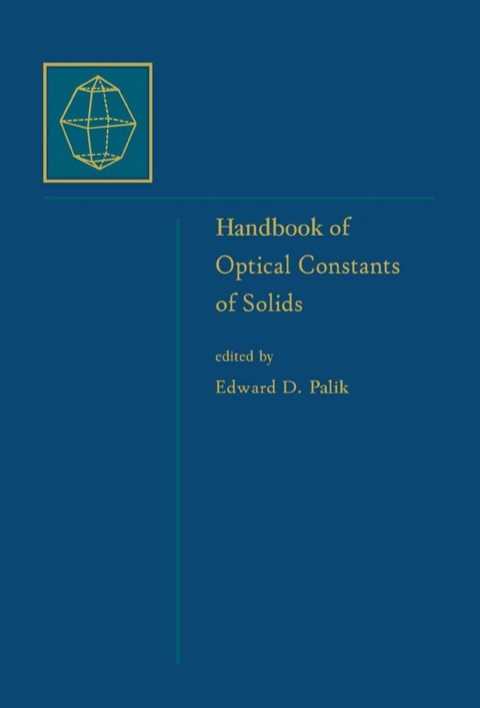 Cover image for book Handbook of Optical Constants of Solids, Five-Volume Set: Handbook of Thermo-Optic Coefficients of Optical Materials with Applications