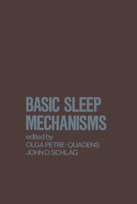 Cover image for book Basic sleep Mechanisms
