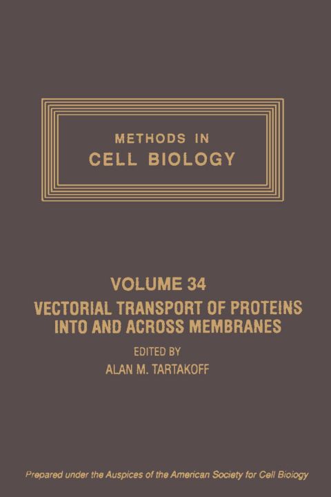 Cover image for book Vectorial Transport of Proteins into and across Membranes