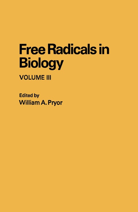 Cover image for book Free Radicals in Biology V3