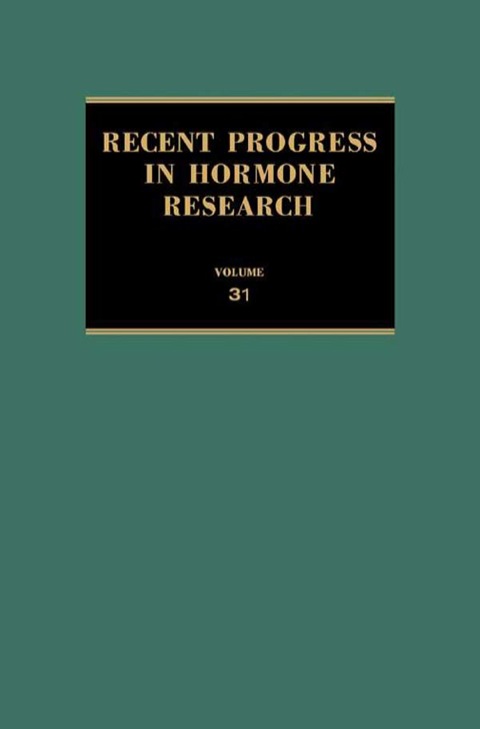 Cover image for book Recent Progress in Hormone Research: Proceedings of the 1974 Laurentian Hormone Conference