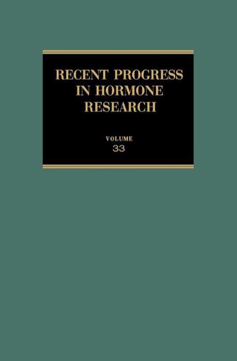 Cover image for book Recent Progress in Hormone Research: Proceedings of the 1976 Laurentian Hormone Conference