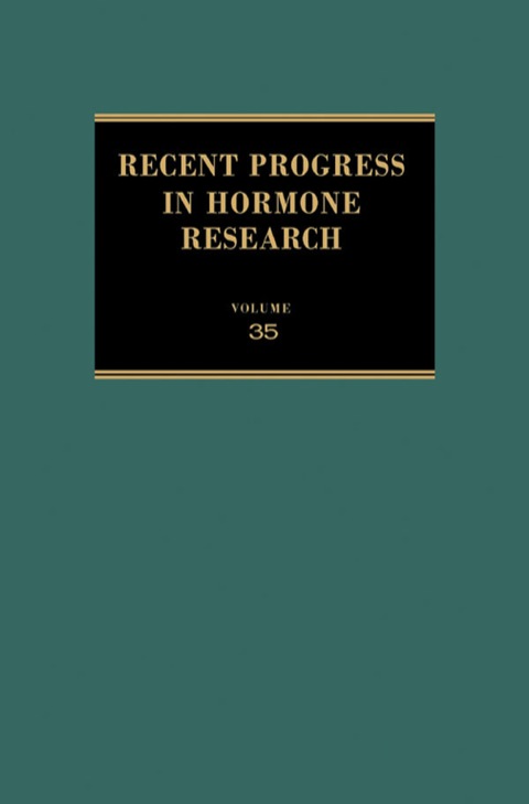 Cover image for book Recent Progress in Hormone Research: Proceedings of the 1978 Laurentian Hormone Conference