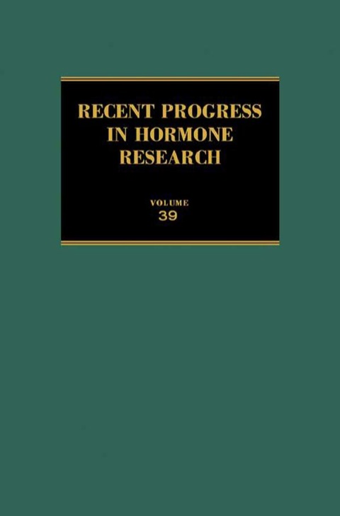 Cover image for book Recent Progress in Hormone Research: Proceedings of the 1982 Laurentian Hormone Conference