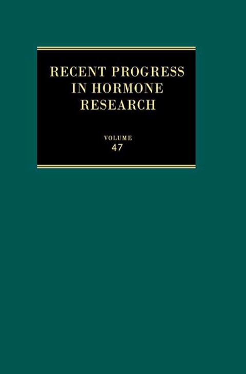 Cover image for book Recent Progress in Hormone Research: Proceedings of the 1990 Laurentian Hormone Conference