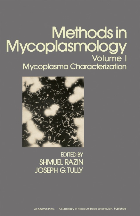 Cover image for book Methods in Mycoplasmology V1: Mycoplasma Characterization