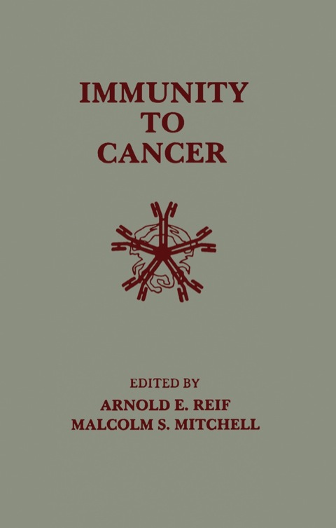Cover image for book Immunity to Cancer