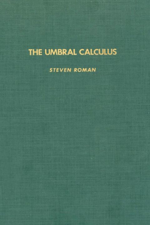 Cover image for book The umbral calculus