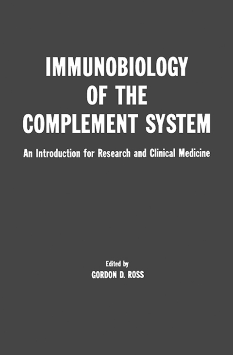 Cover image for book Immunobiology of the Complement System: An Introduction for Research and Clinical Medicine