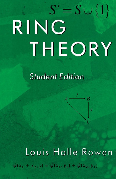 Cover image for book Ring Theory, 83: Student Edition