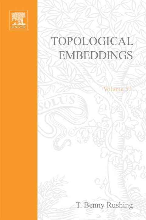 Cover image for book Topological embeddings